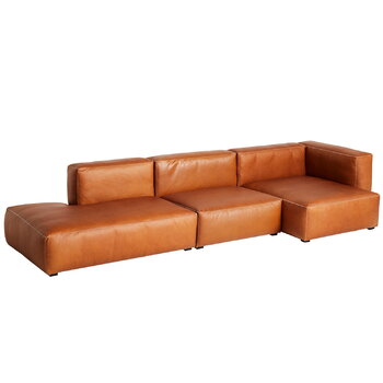 HAY Mags Soft sofa, Comb.5 high arm right, Sense 250 leather