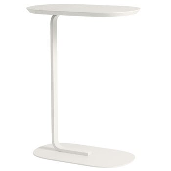 Muuto Tavolino Relate, alt. 73,5 cm, bianco naturale