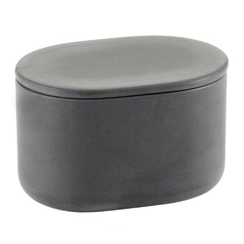 Serax Cose container with lid, oval, L, dark grey