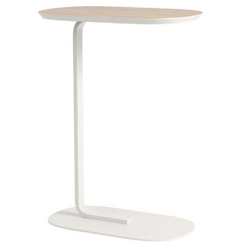 Muuto Relate side table, h. 73,5 cm, oak veneer - off white