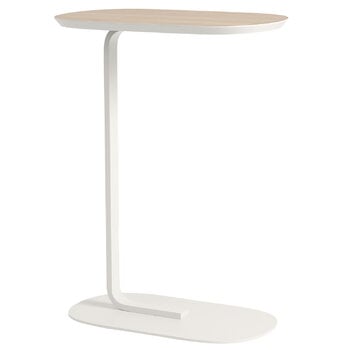 Muuto Relate sidobord 73,5 cm, ekfaner - naturvit