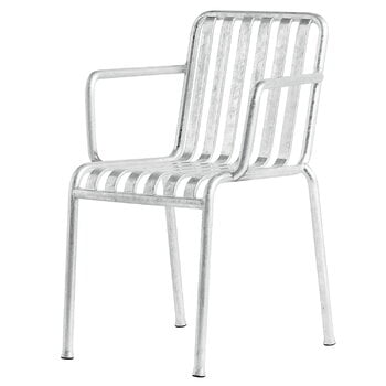 HAY Palissade käsinojallinen tuoli, galvanoitu