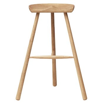 Form & Refine Sgabello da bar Shoemaker Chair No. 78, rovere oliato bianco