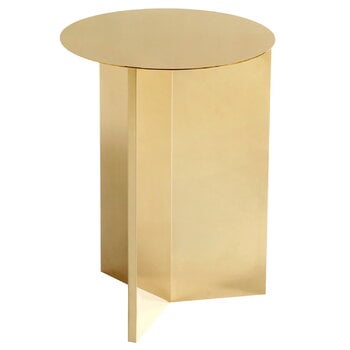 HAY Table Slit, 35 cm, modèle haut, laiton