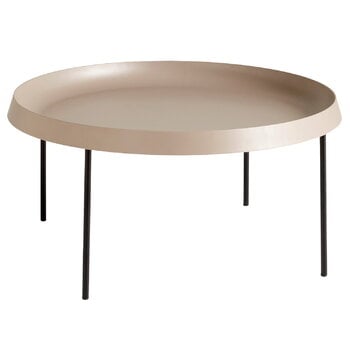 HAY Tulou coffee table 75 cm, mocca - black
