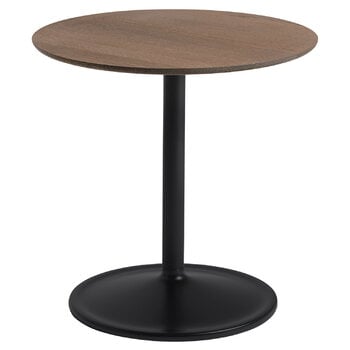 Side & end tables, Soft side table, 48 cm, smoked oak - black, Black