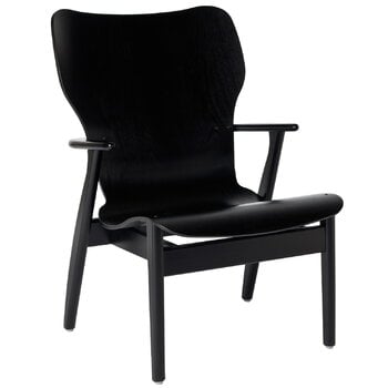 Artek Domus lounge chair, stained black