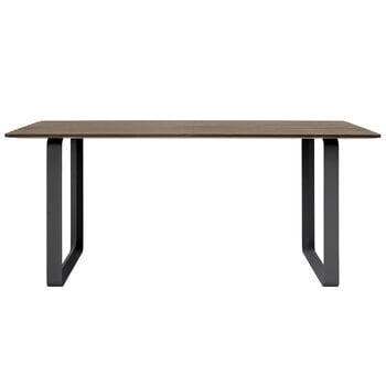 Muuto 70/70 Tisch, 170 x 85 cm, Eiche massiv geräuchert – Schwarz