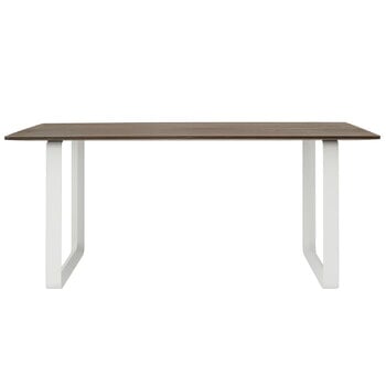 Muuto 70/70 table, 170 x 85 cm, solid smoked oak - white