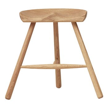 Form & Refine Sgabello Shoemaker Chair No. 49, rovere oliato bianco