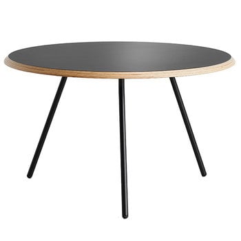 Woud Soround coffee table, 60 cm, charcoal black nano laminate