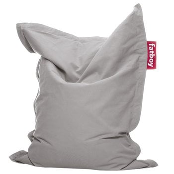 Möbel für Kinder, Junior Stonewashed Sitzsack, silbergrau, Silber