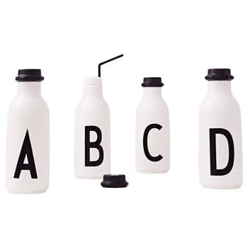 Design Letters Arne Jacobsen drinking bottle, A-Z