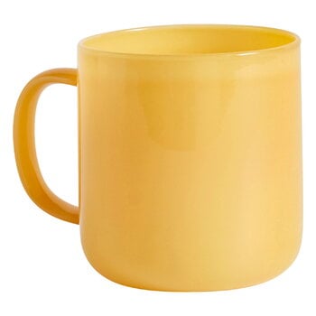 HAY Glass mug, 2 pcs, yellow