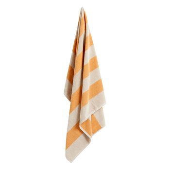 HAY Frotté Stripe jättipyyhe, lämmin keltainen