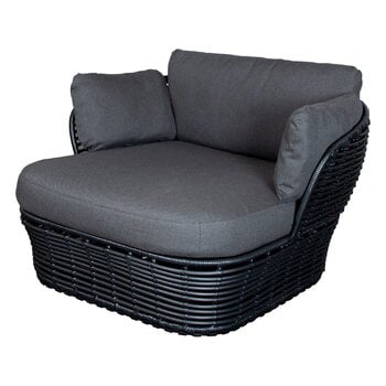 Outdoor-Loungesessel, Basket Sessel, Graphit – Grau, Grau