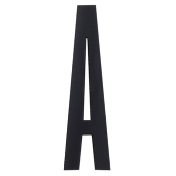 Design Letters Lettre en bois Arne Jacobsen, noir A-Ö
