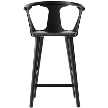 Bar stools & chairs, In Between SK9 bar stool, 75 cm, black oak, Black