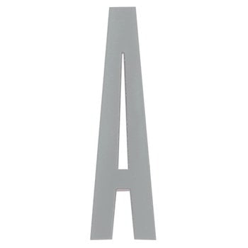 Design Letters Lettera di legno Arne Jacobsen, grigia A-Ö