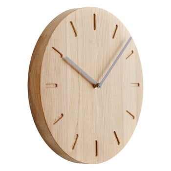 Wall clocks, Watch:Out wall clock, oak - grey, Gray