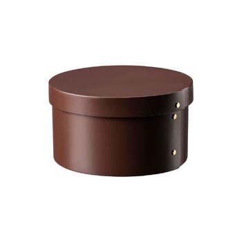 Storage baskets, X3 Drejo shaker box, 22 cm, chocolate brown, Brown