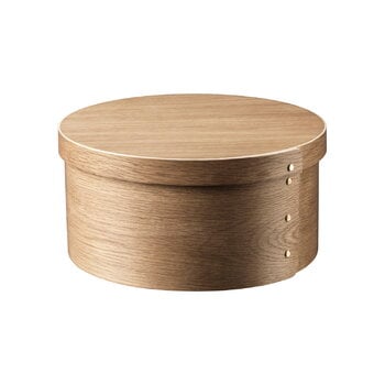 Storage baskets, X3 Drejo shaker box, 31 cm, oak veneer, Natural