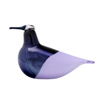 Objets d’art en verre, Oiseau annuel Birds by Toikka 2025, Oriol lilas clair, Violet