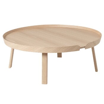 Tables basses, Table basse Around, XL, chêne, Naturel