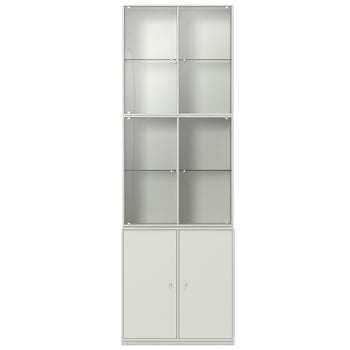 Montana Furniture Rise display cabinet with glass doors, 09 Nordic