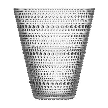 Vases, Kastehelmi vase 154 mm, clear, Transparent