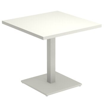 Emu Round Tisch, 80 x 80 cm, mattweiß