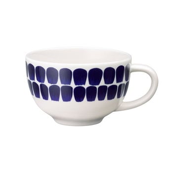 Tasses et mugs, Tasse 24h Tuokio, 0,26 L, bleu cobalt, Blanc