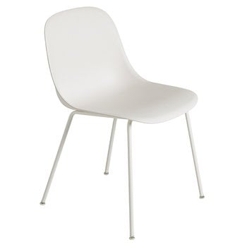 Muuto Fiber side chair, tube base, white
