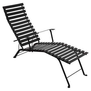 Sdraio e daybed, Sdraio Bistro Metal, liquorice, Nero