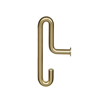 Moebe Wall hook 2 pcs, small, matt gold, product image