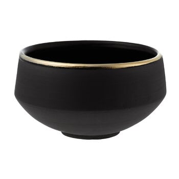 Bowls, Eclipse Gold breakfast bowl 0,75 L, black - gold, Black