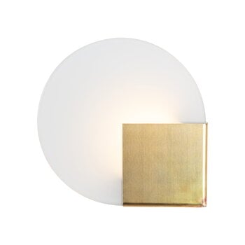 Wall lamps, Sun wall lamp, brass, Gold