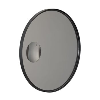 Miroirs muraux pour salle de bains, Miroir Unu 4140, 60 cm, noir, Noir