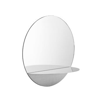 Normann Copenhagen Horizon mirror, round, stainless steel
