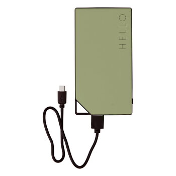 Design Letters Power bank, forest green