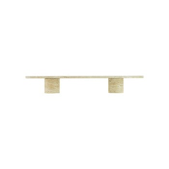 Wall shelves, Sten shelf, 80 cm, travertine, Beige