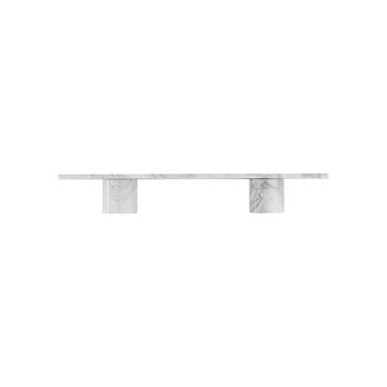 Wall shelves, Sten shelf, 80 cm, white marble, White