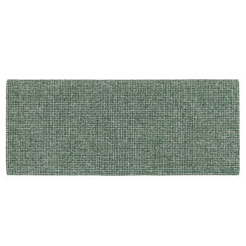 Tappeti in lana, Tappeto Flick, 80 x 200 cm, bianco naturale - verde scuro, Bianco
