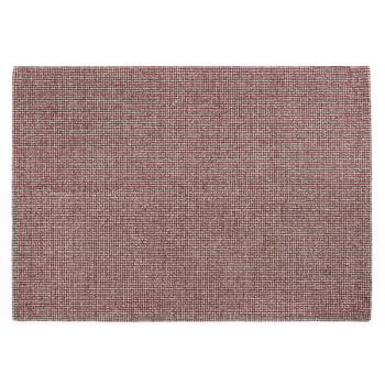 Tappeti in lana, Tappeto Flick, 170 x 240 cm, bianco naturale - bordeaux, Bianco