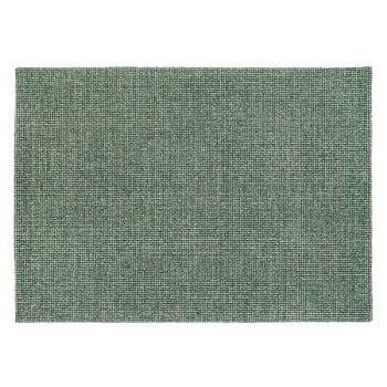 Tappeti in lana, Tappeto Flick, 170 x 240 cm, bianco naturale - verde scuro, Bianco