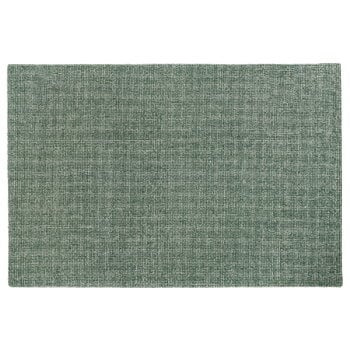 Tappeti in lana, Tappeto Flick, 200 x 300 cm, bianco naturale - verde scuro, Bianco