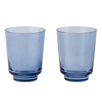 Muuto Raise glass, set of 2, 30 cl, indigo
