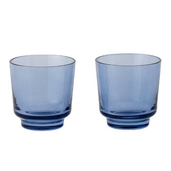 Muuto Raise glass, set of 2, 20 cl, indigo