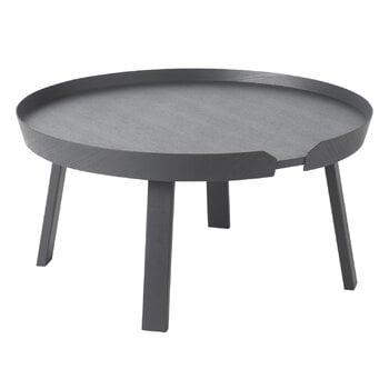 Muuto Table basse Around, grand modèle, anthracite