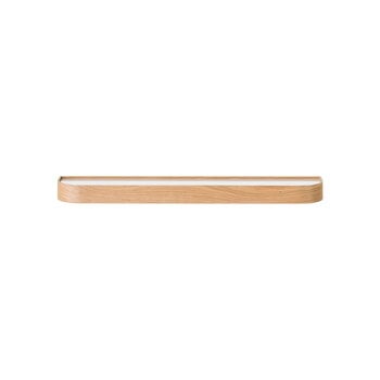 Audo Copenhagen Epoch shelf with rack 118, oak - fog, product image